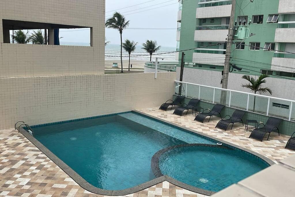 Apto Pe Na Areia Vista Mar ปรายากรันเด ภายนอก รูปภาพ